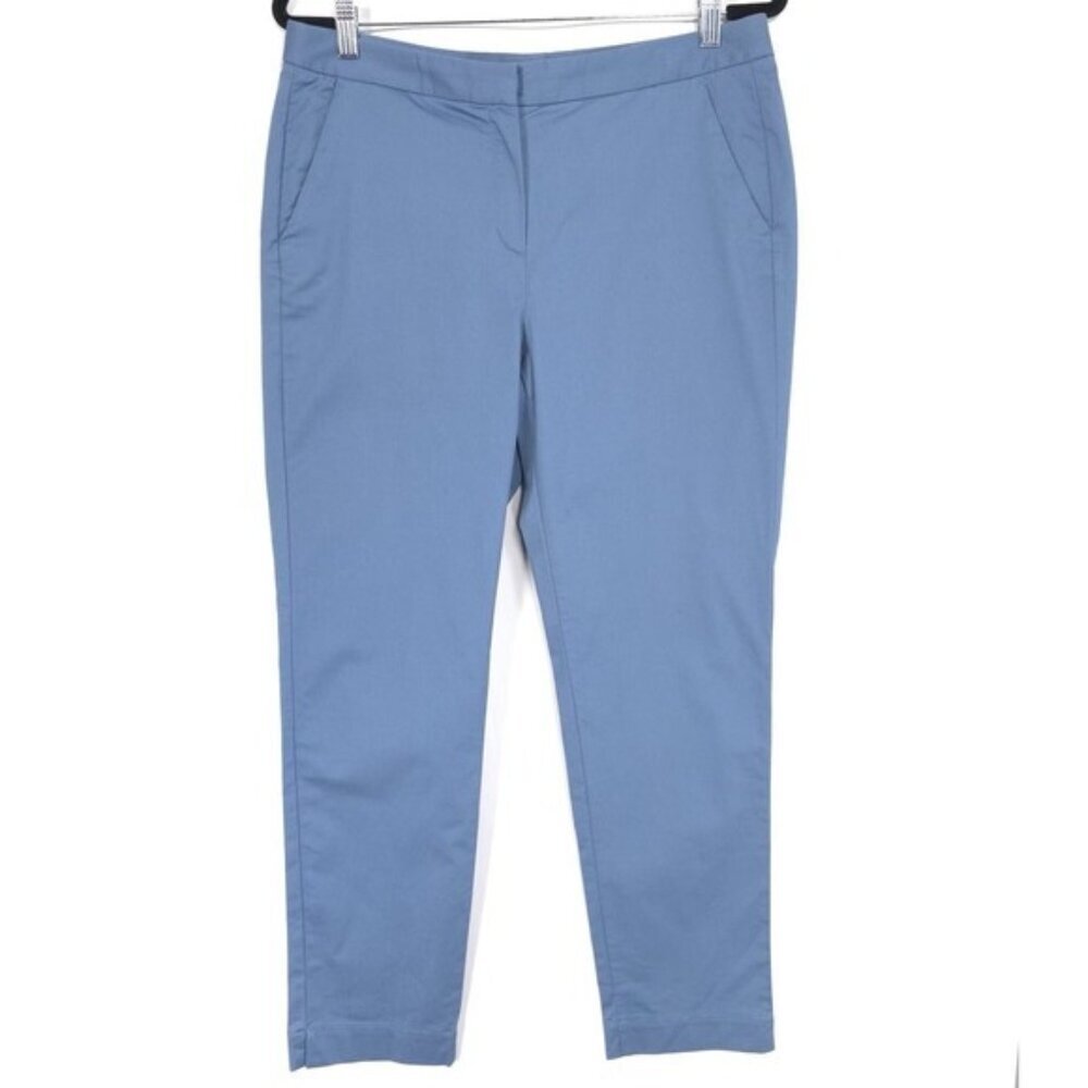 Massimo Dutti Women's Pants Size 8 Trousers Blue PORTUGAL🇵🇹MADE Mod 5034